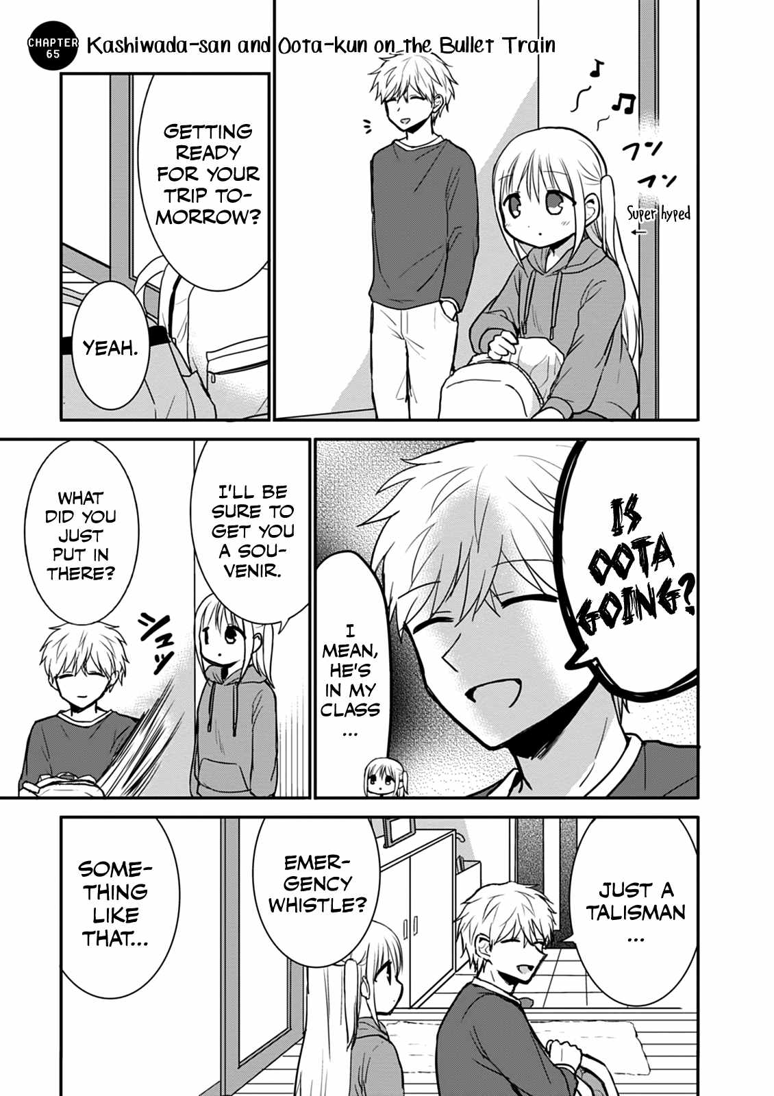 Expressionless Kashiwada-san and Emotional Oota-kun Chapter 65 1